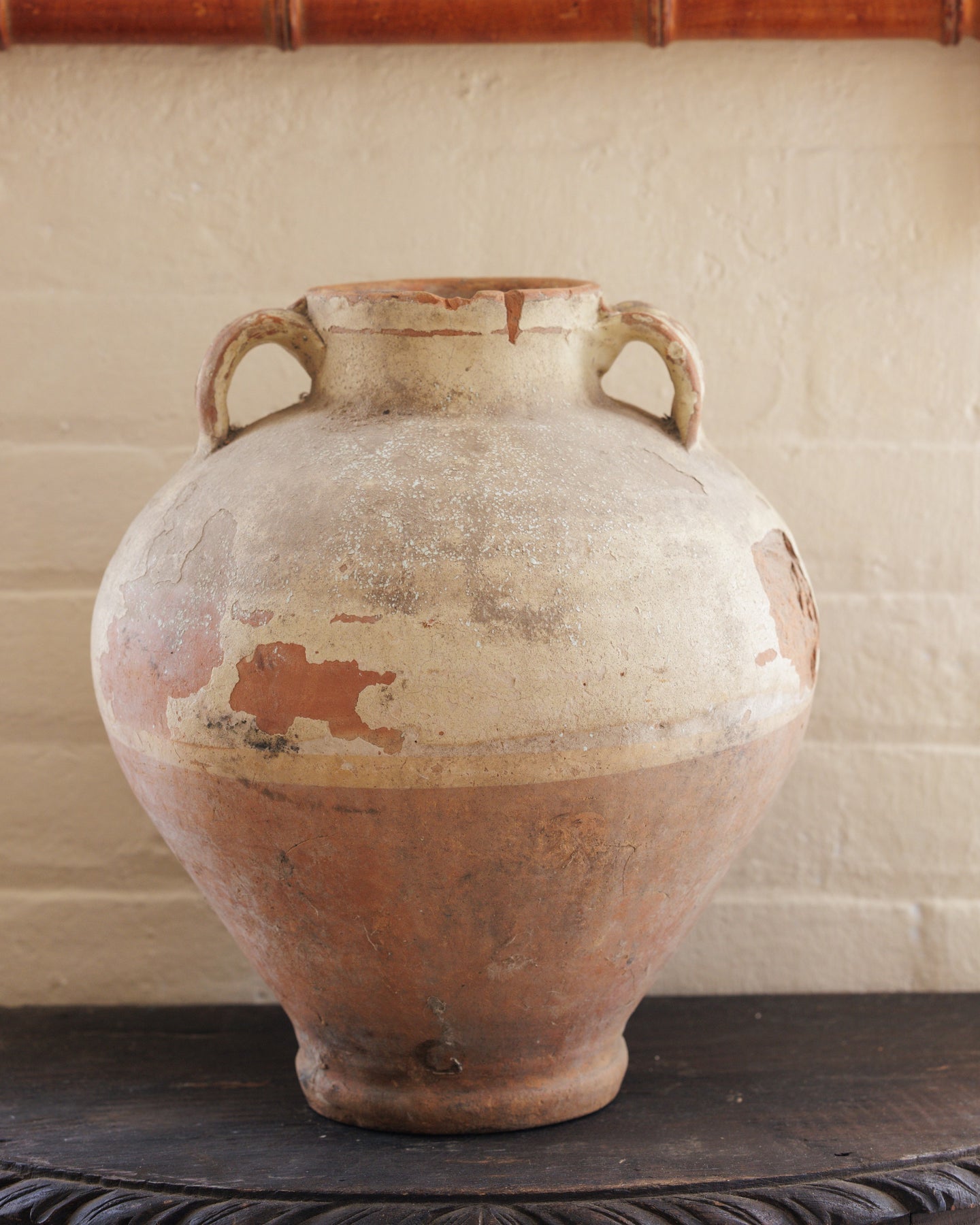 Antique Water Vessel - White
