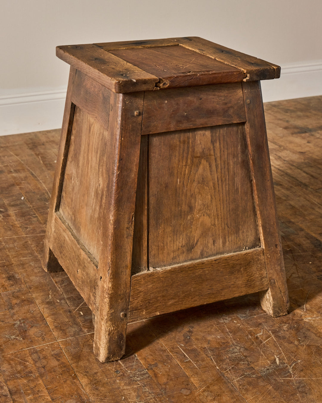 Rare Salt Box Stool