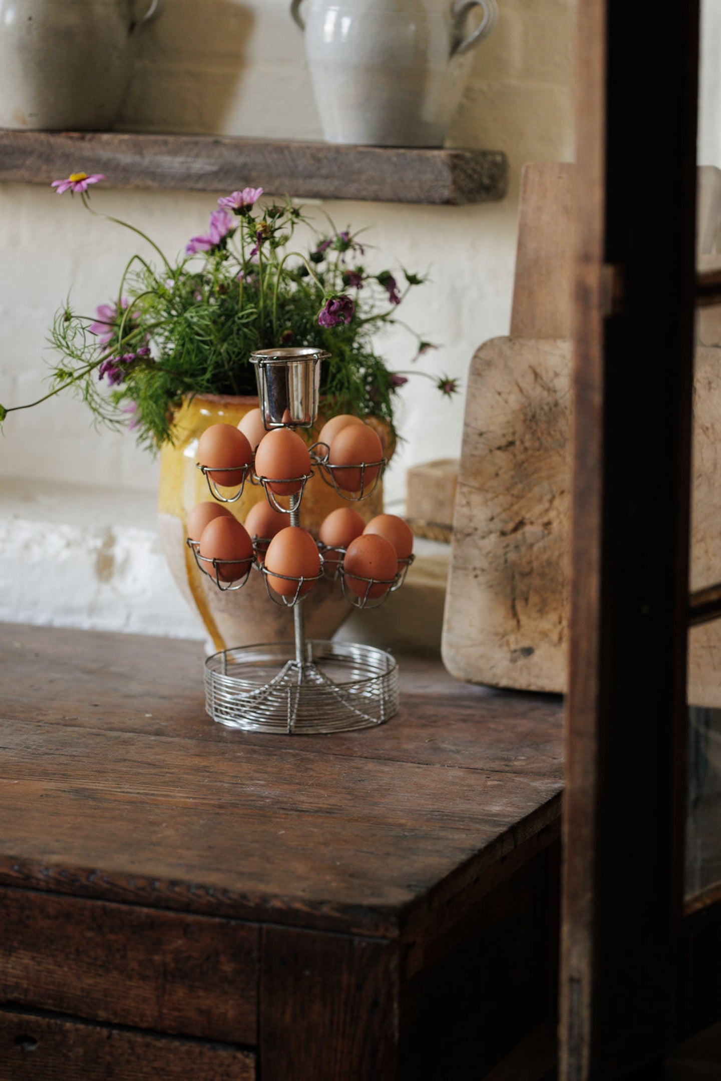 Vintage Bistro Egg Stand