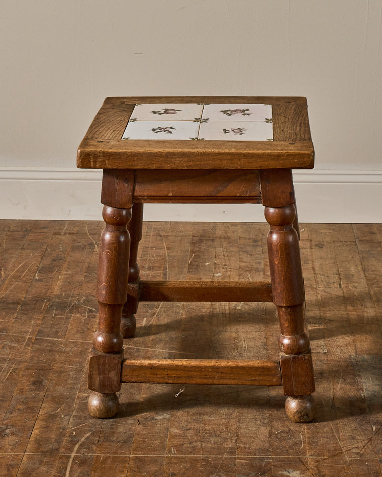 Delft Tile Side Table