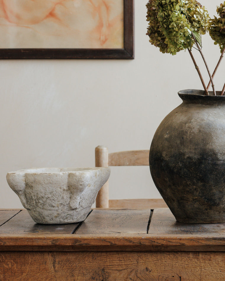 The Vineyard French Marble Mortar