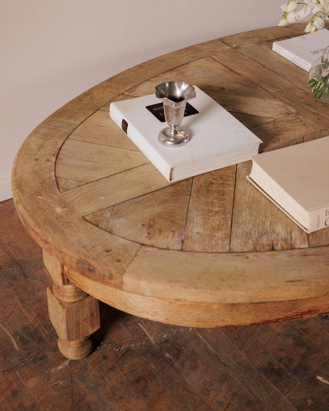 Oval Oak Coffee Table