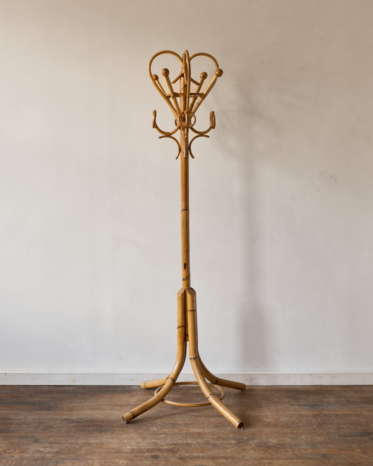 Faux Bamboo Coat Rack
