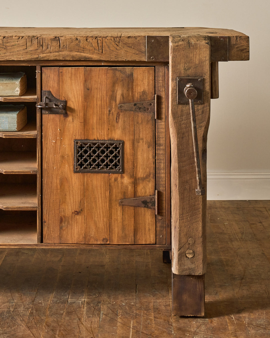 Rare Carpenters Restored Workbench