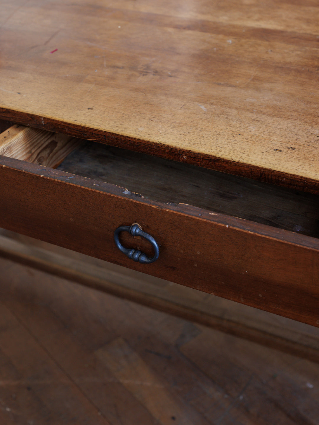 19th century Walnut Farm Table