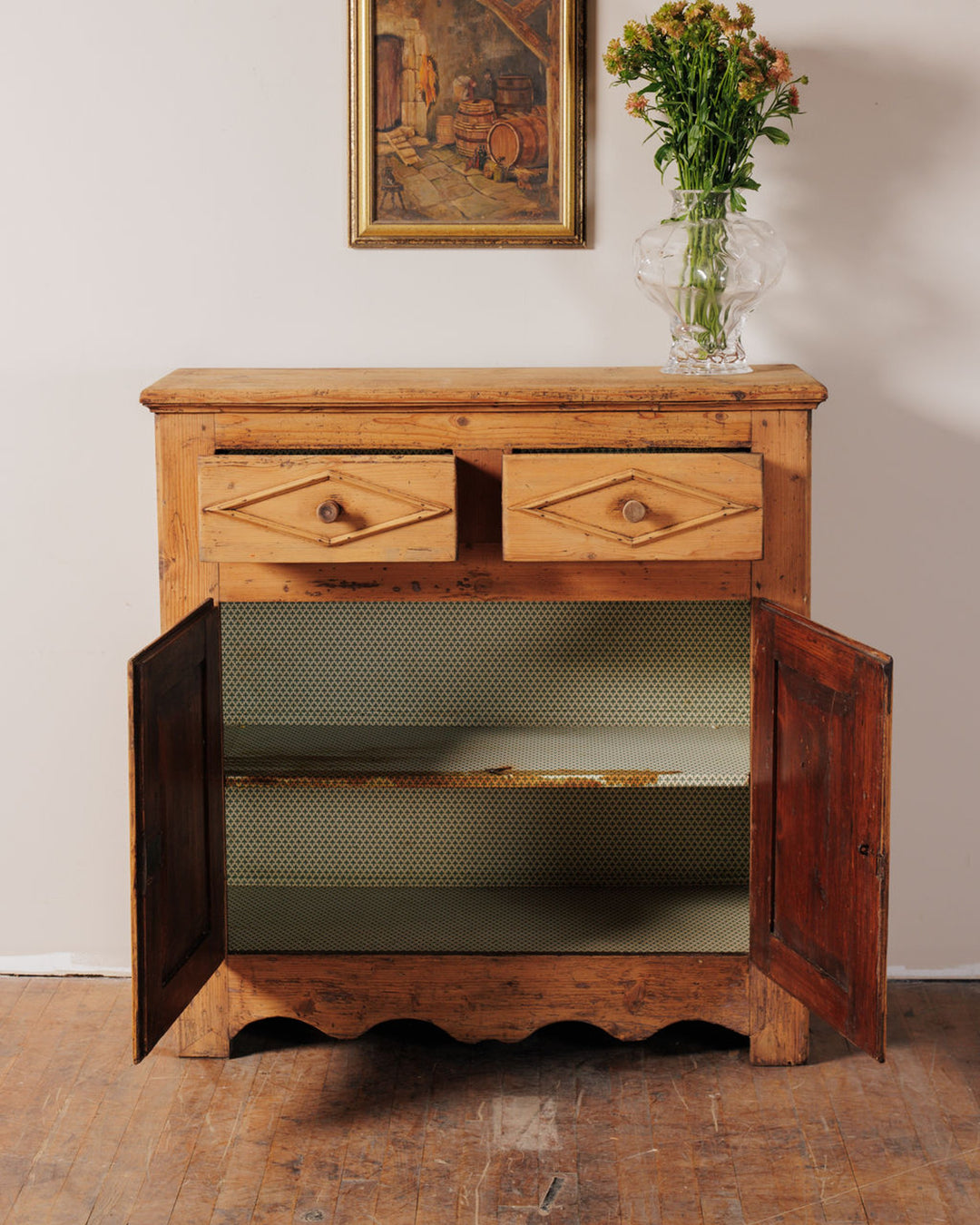 19th c. Tuscan Cupboard
