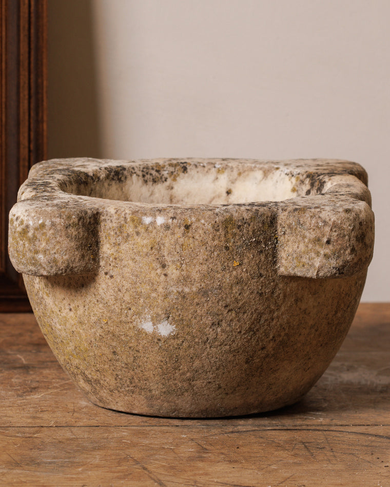 Patina Spanish Marble Mortar