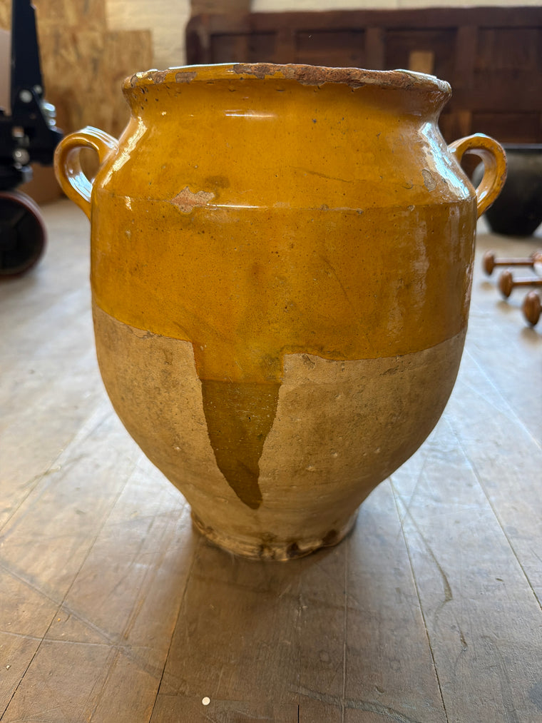 Yellow Confit Pot