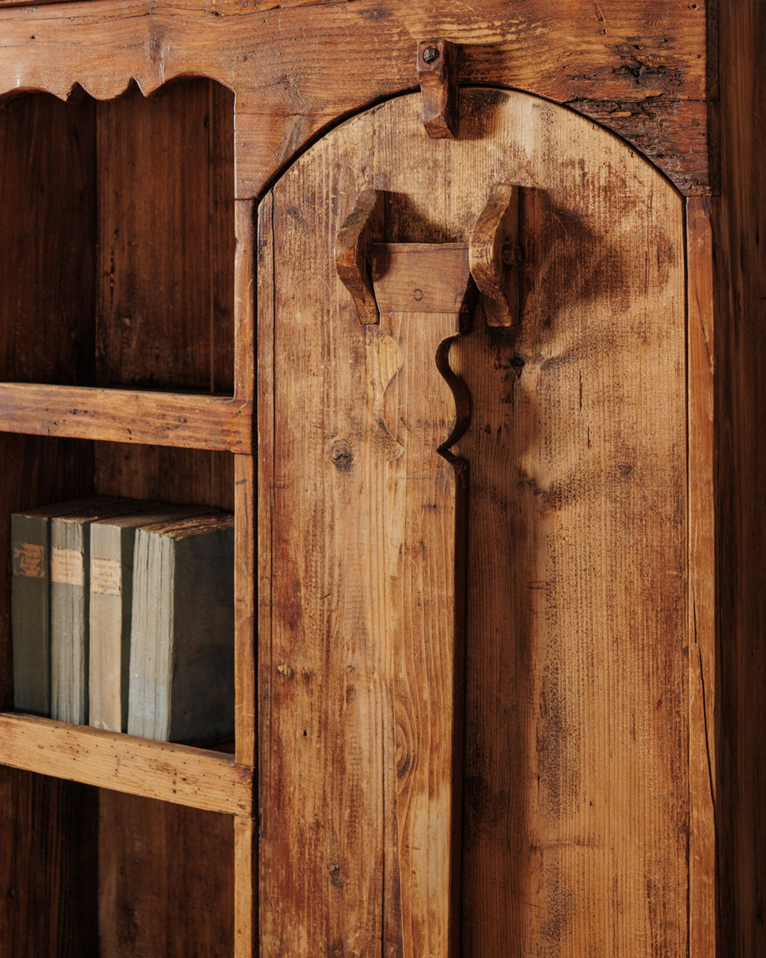 19th c. Drop Down Cupboard