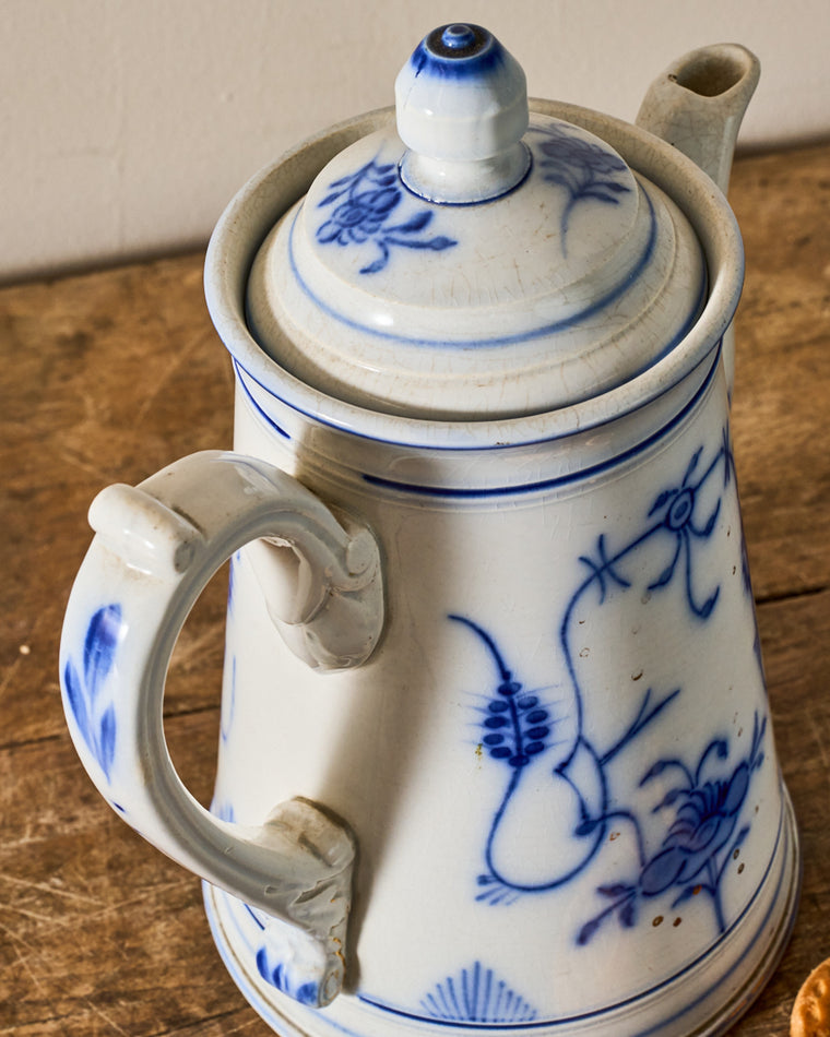 Blue Onion Coffee Pot - I