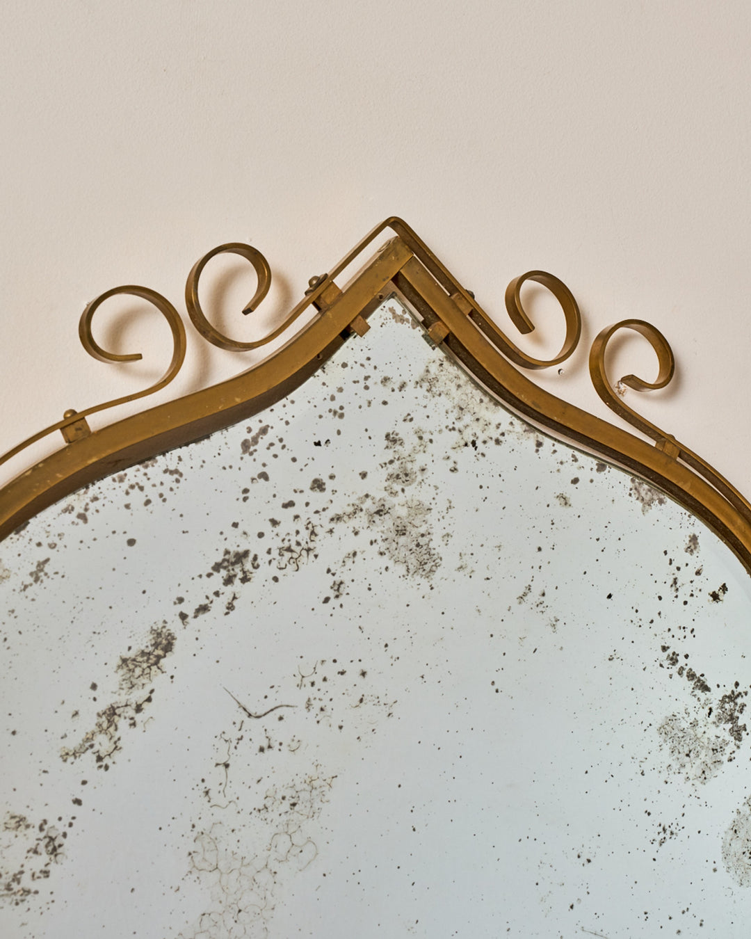 French Wrought Iron Mirror