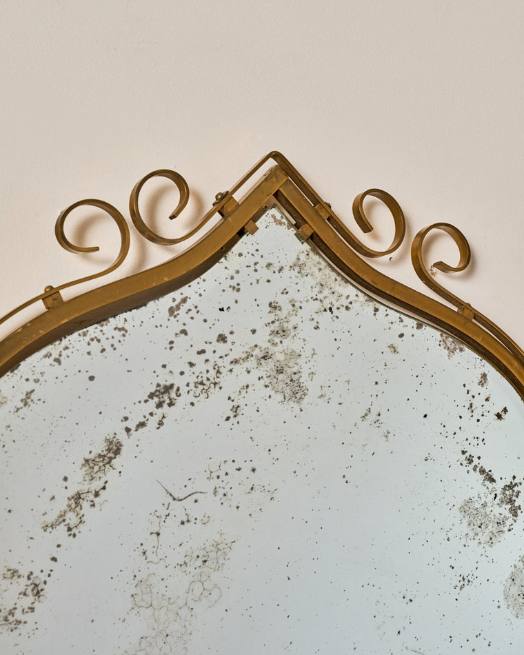 French Wrought Iron Mirror