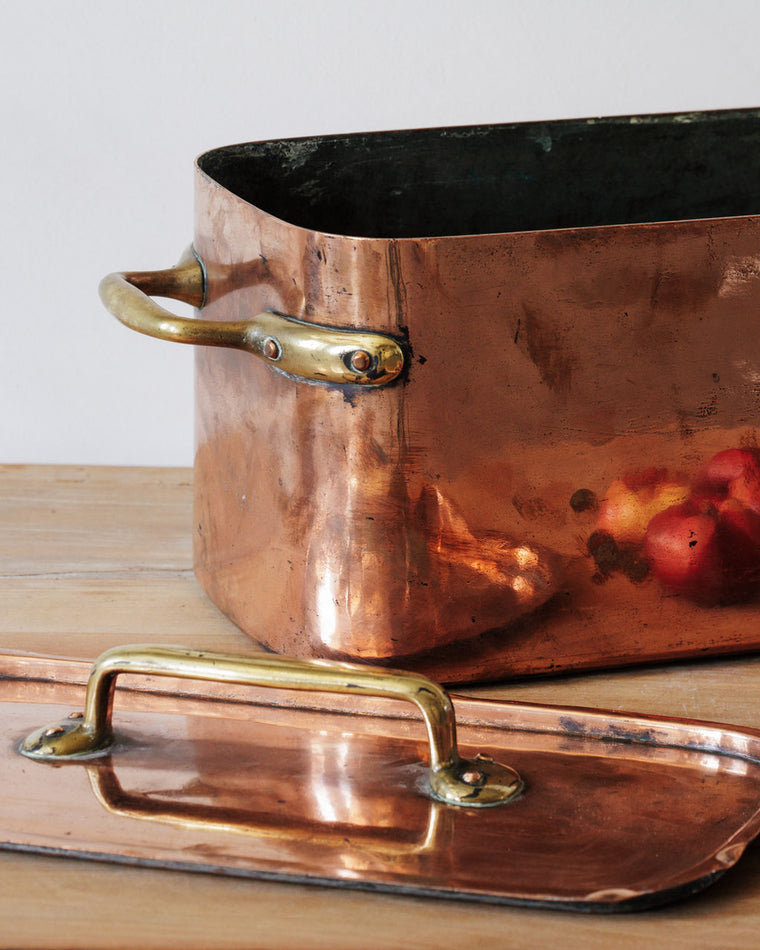 Antique Copper Pot - Large