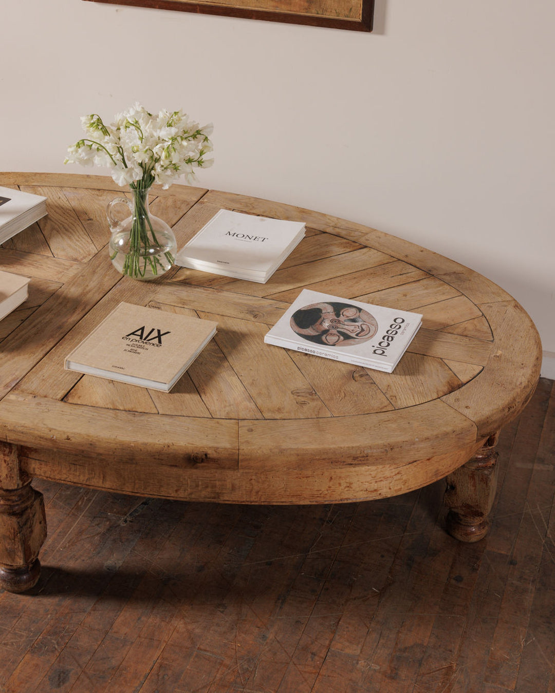 Oval Oak Coffee Table