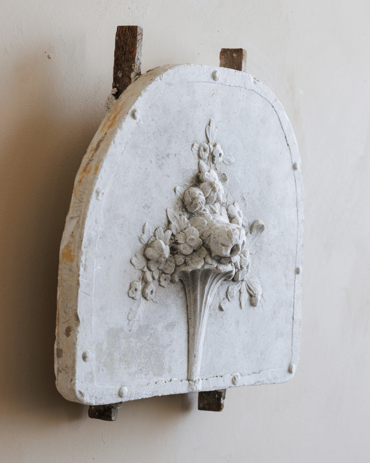 Plaster Relief - Flowers