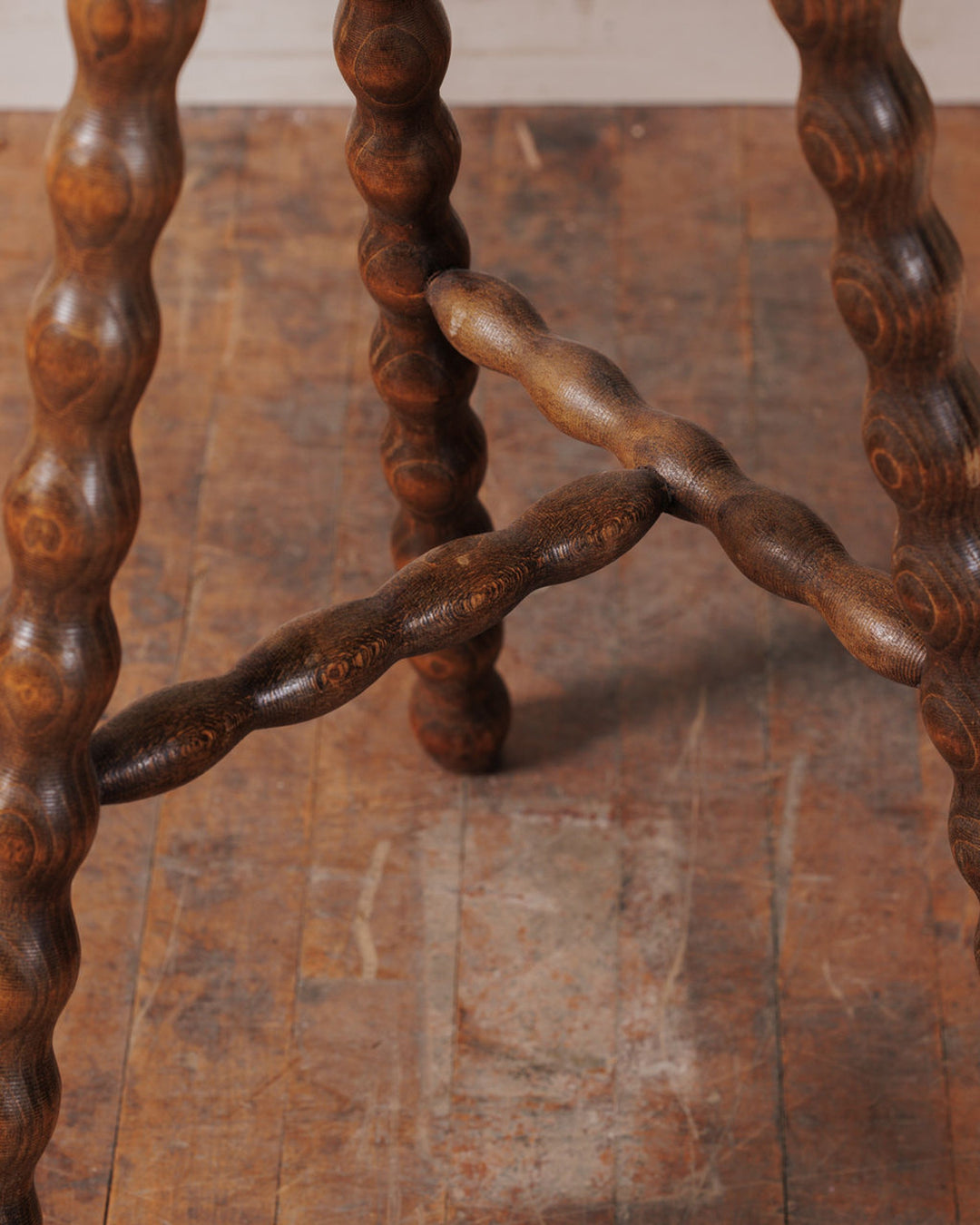 Tall Demi Lune Bobbin Stool