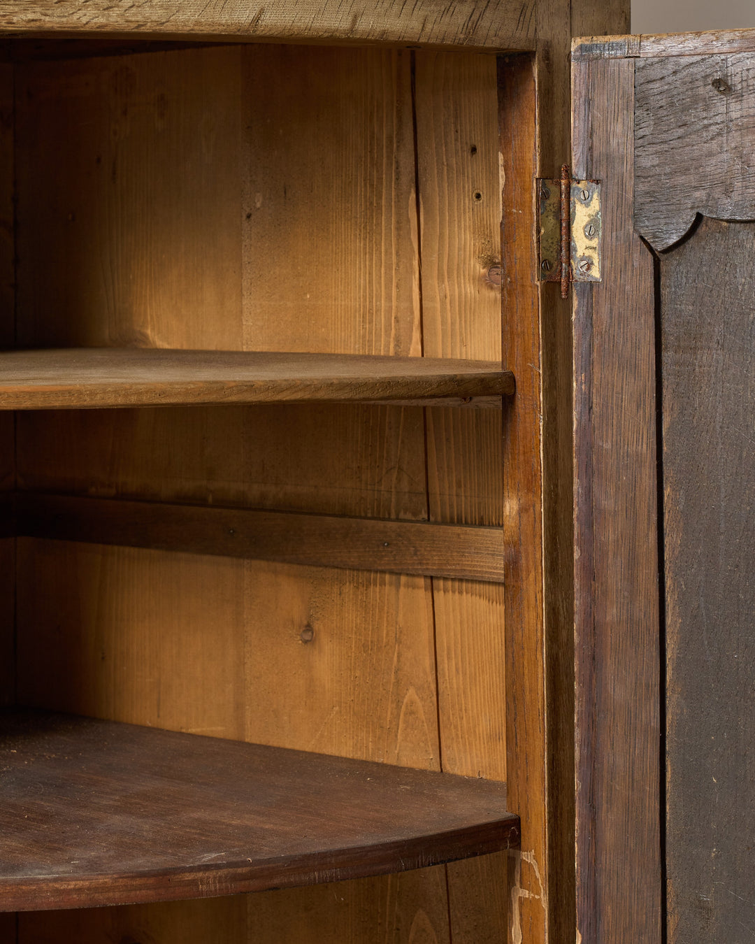 19th c. French Corner Cabinet