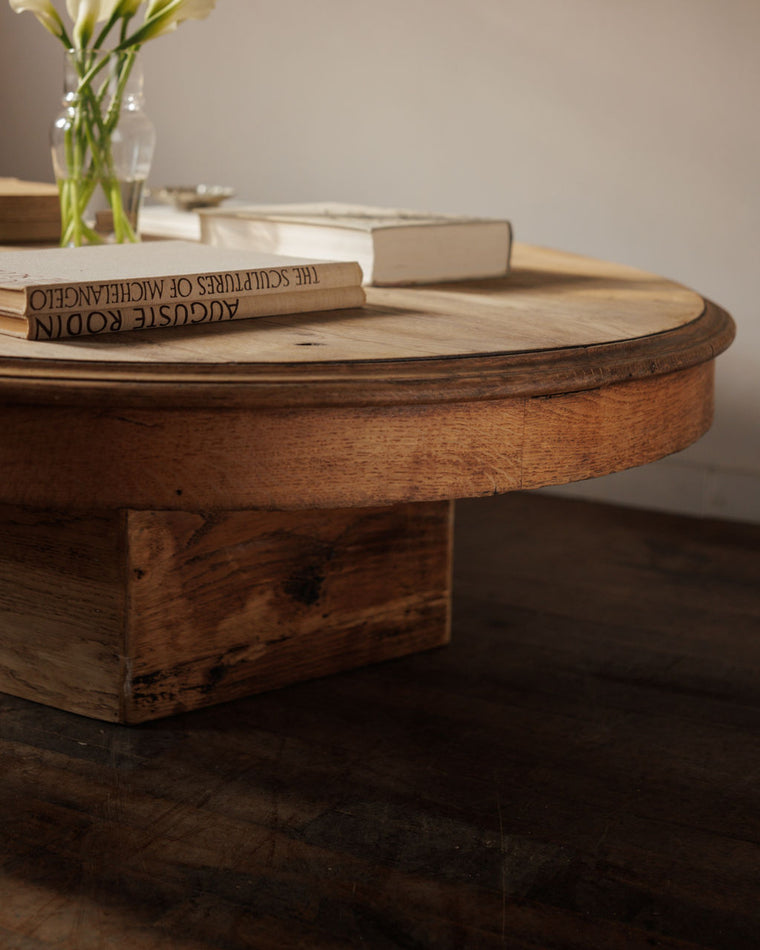 Rare French Oval Coffee Table