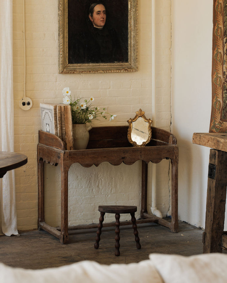 Walnut Shelf Table