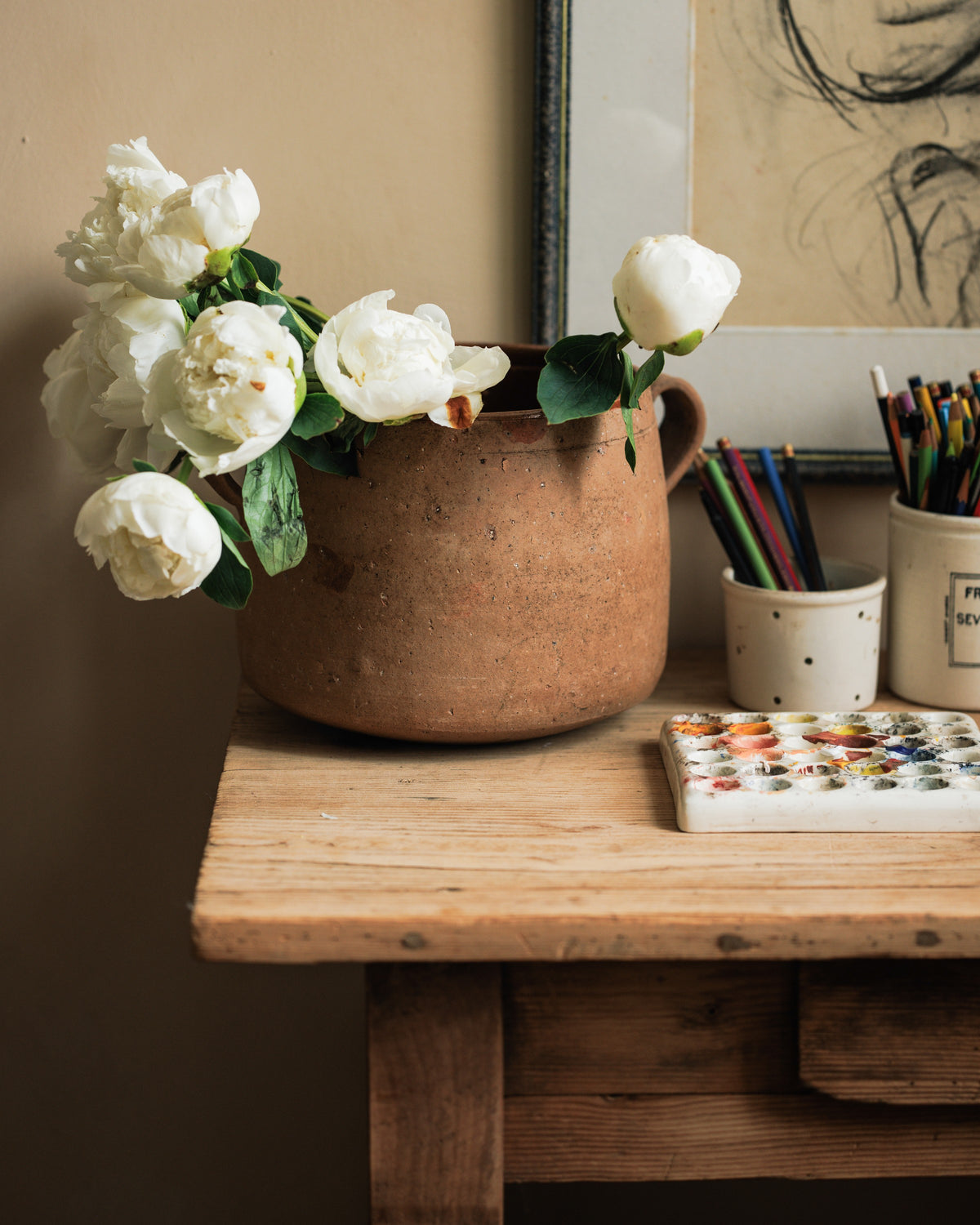 French Butter Pot