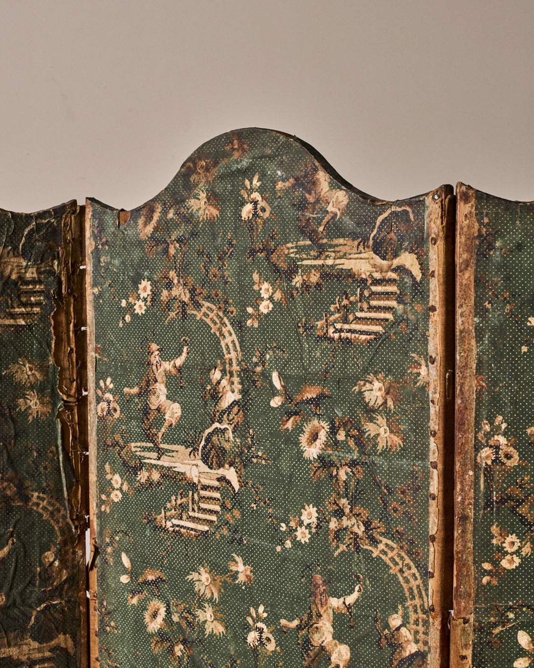 18th c. Chateau Screen Panel