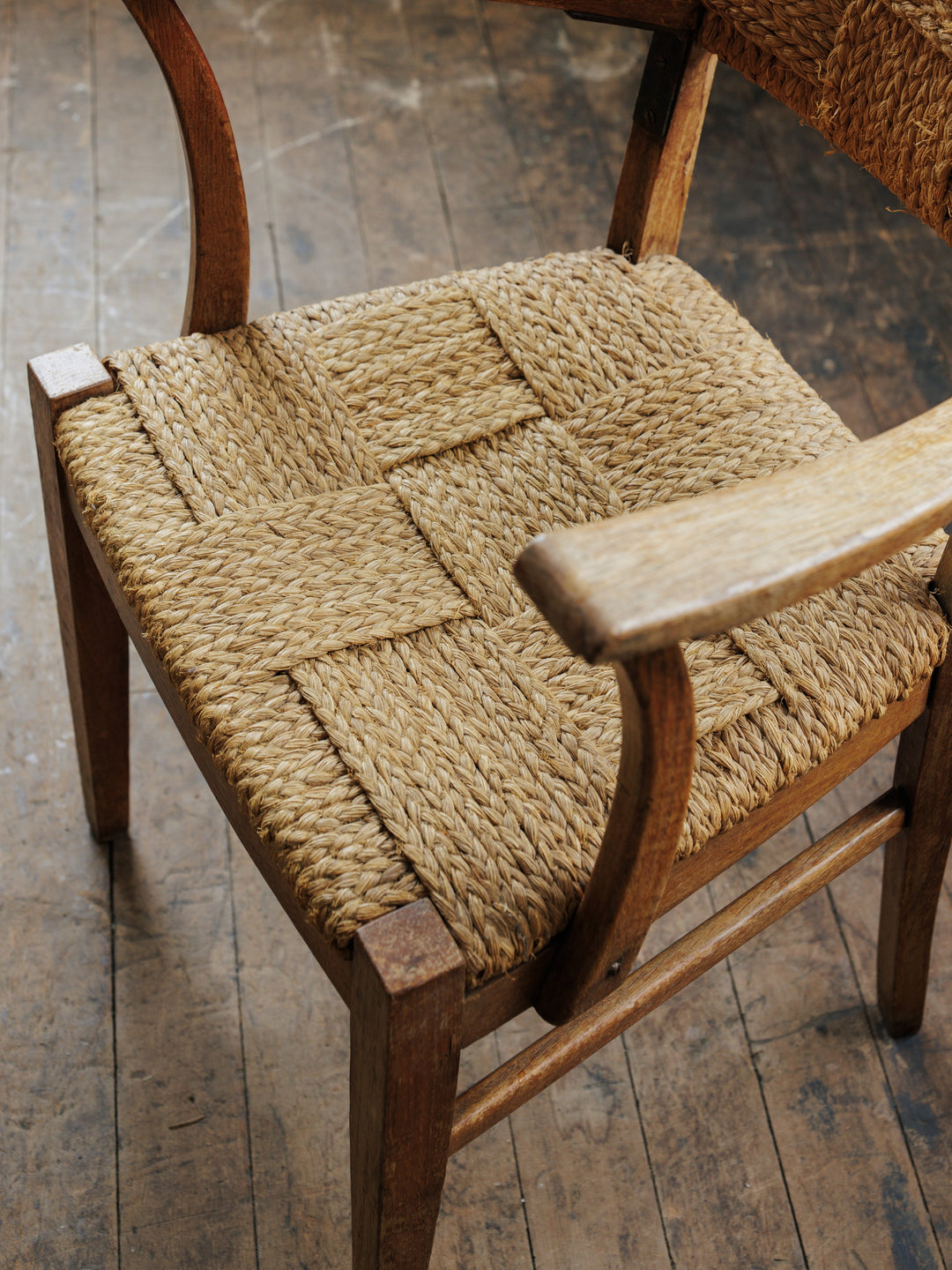 Vintage Woven Armchair