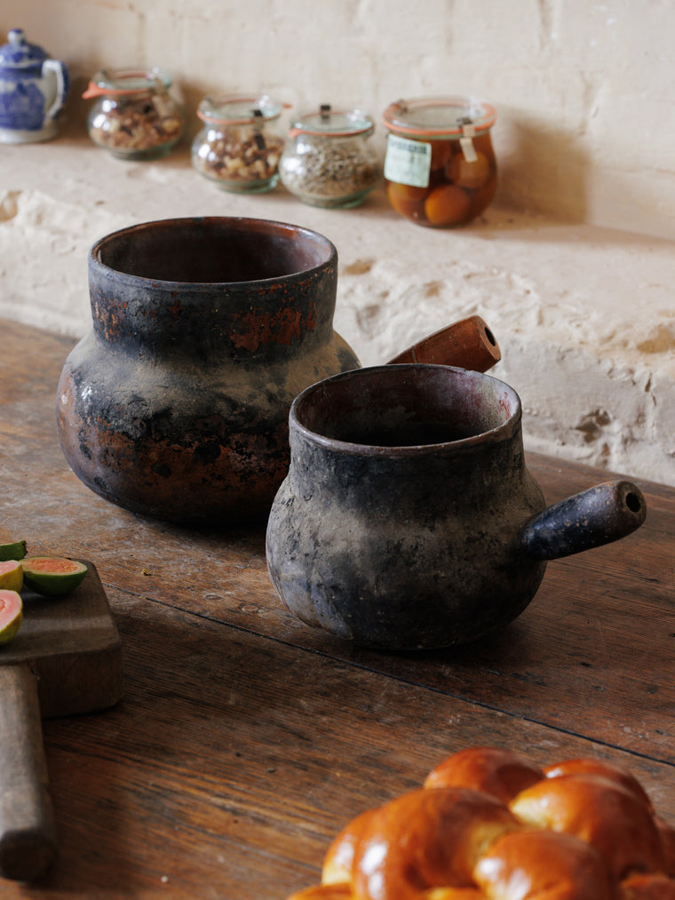 Black Dordogne Pot - Large
