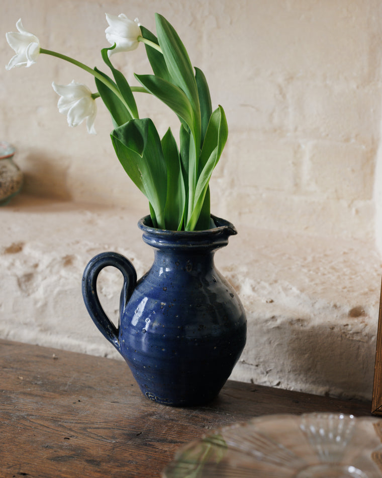 Blue Glazed Pitcher