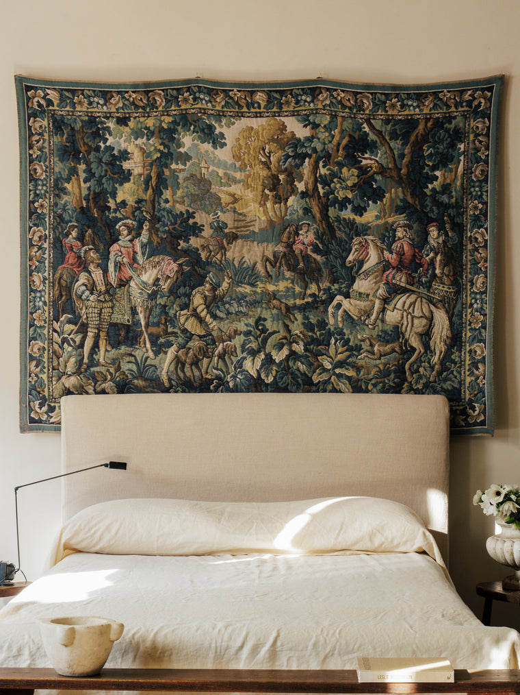 Horse, Knight and Forest Tapestry