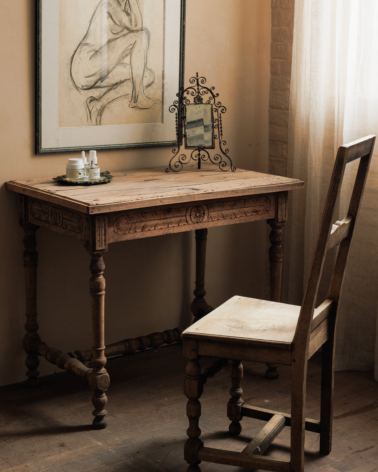 Cavaillon Carved Oak Desk
