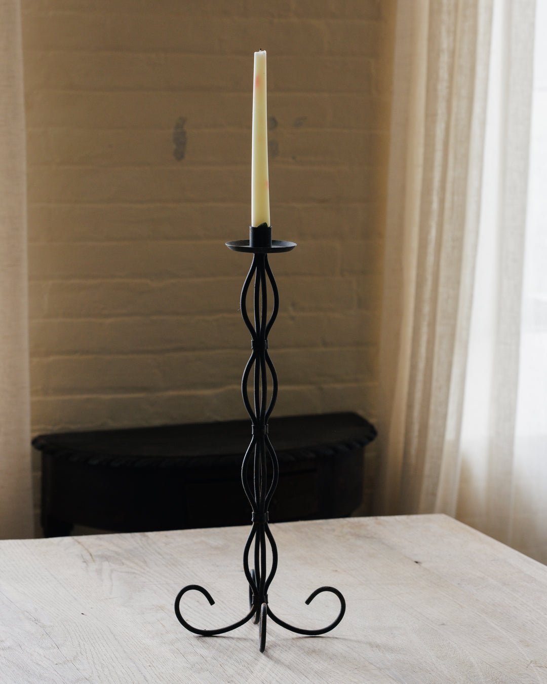 Wrought Iron Candle Holder