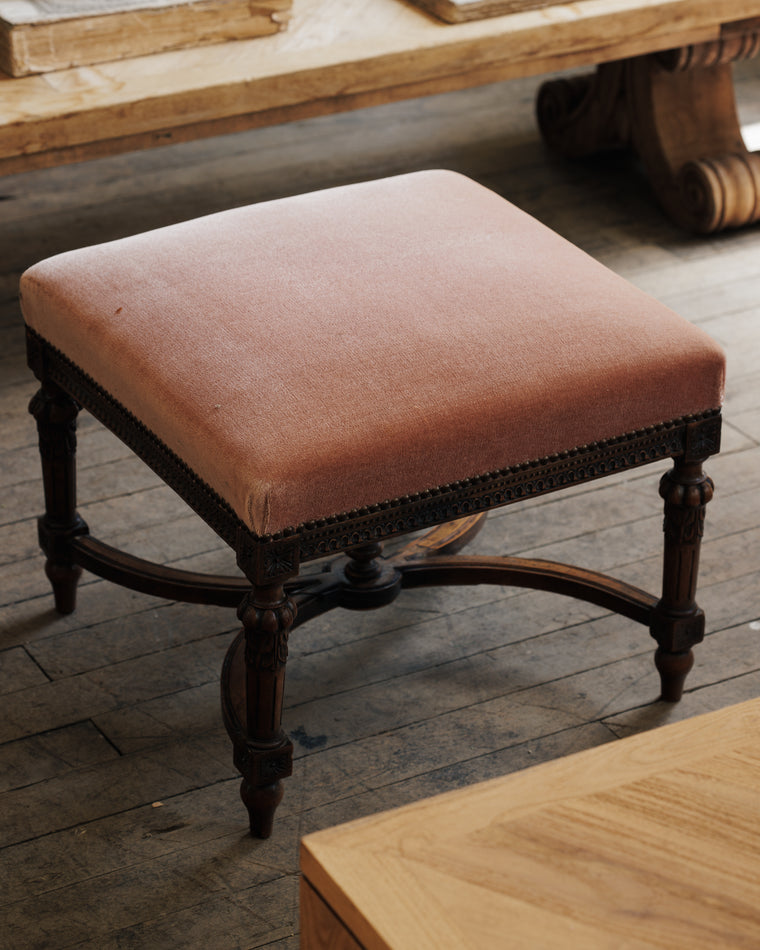 Rose Boudoir Ottoman