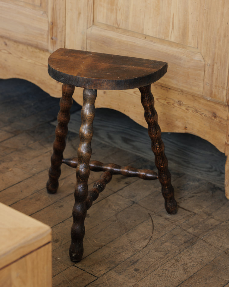 Bobbin Demi Lune Stool