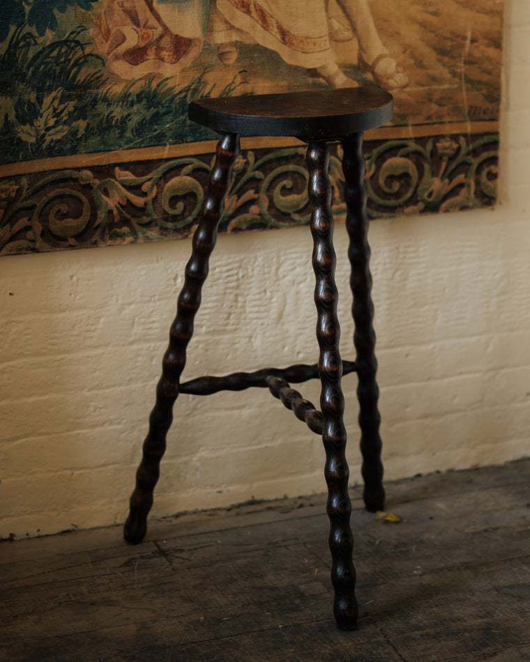 Tall Demi Lune Bobbin Stool
