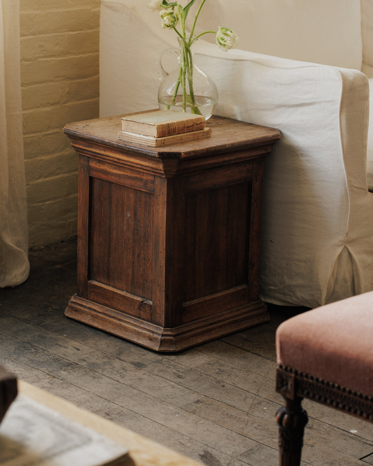 Antique Wood Pedestal