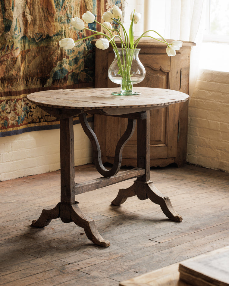 Primitive Wine Tasting Table