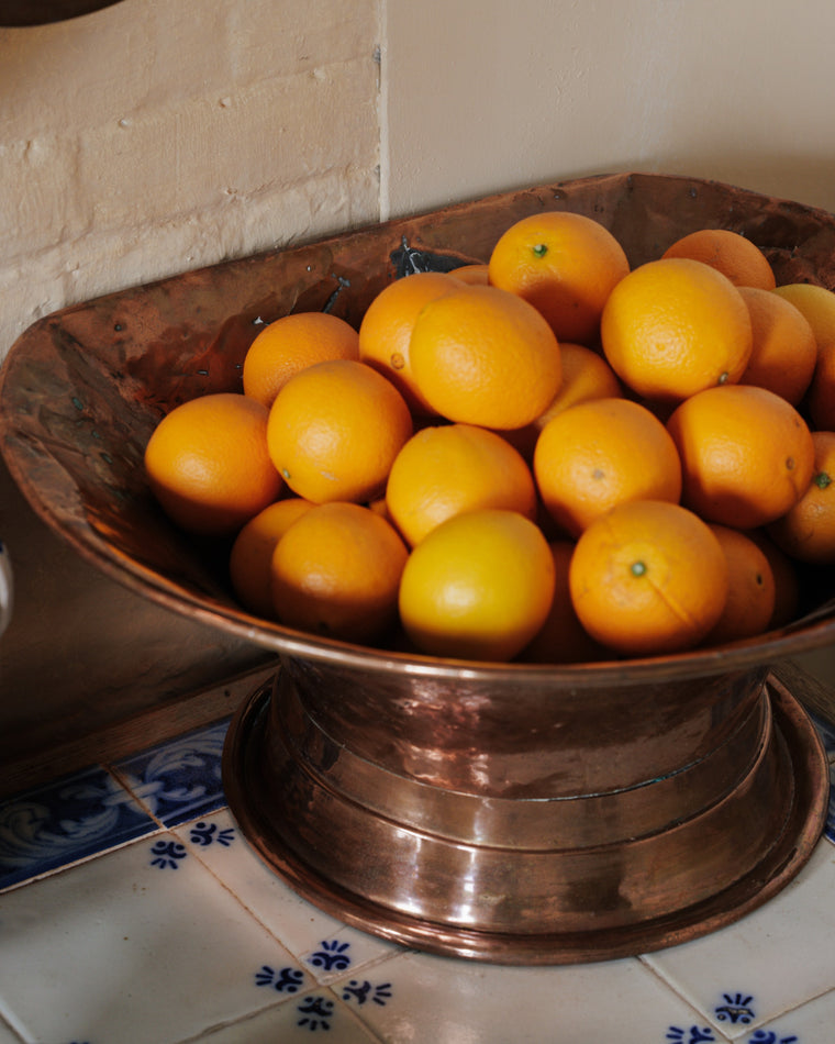 Antique Copper Bowl