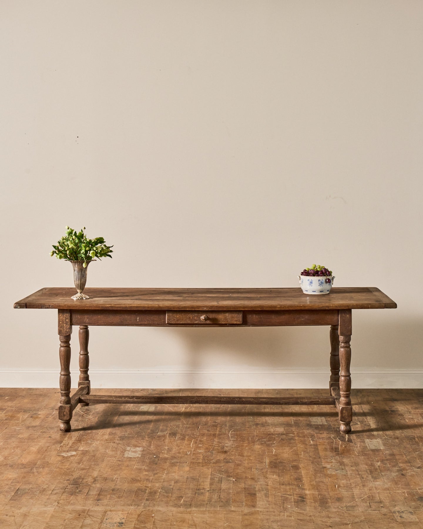 19th c. Oak Dining Table