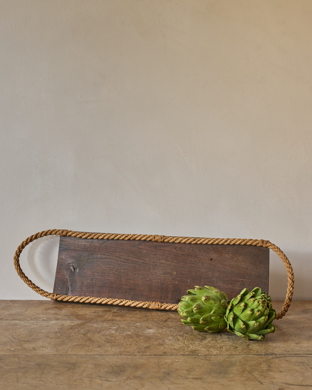 Wood and Rope Serving Board