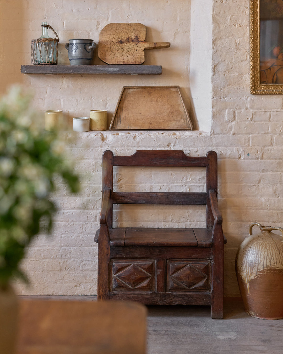 French Salt Box Bench
