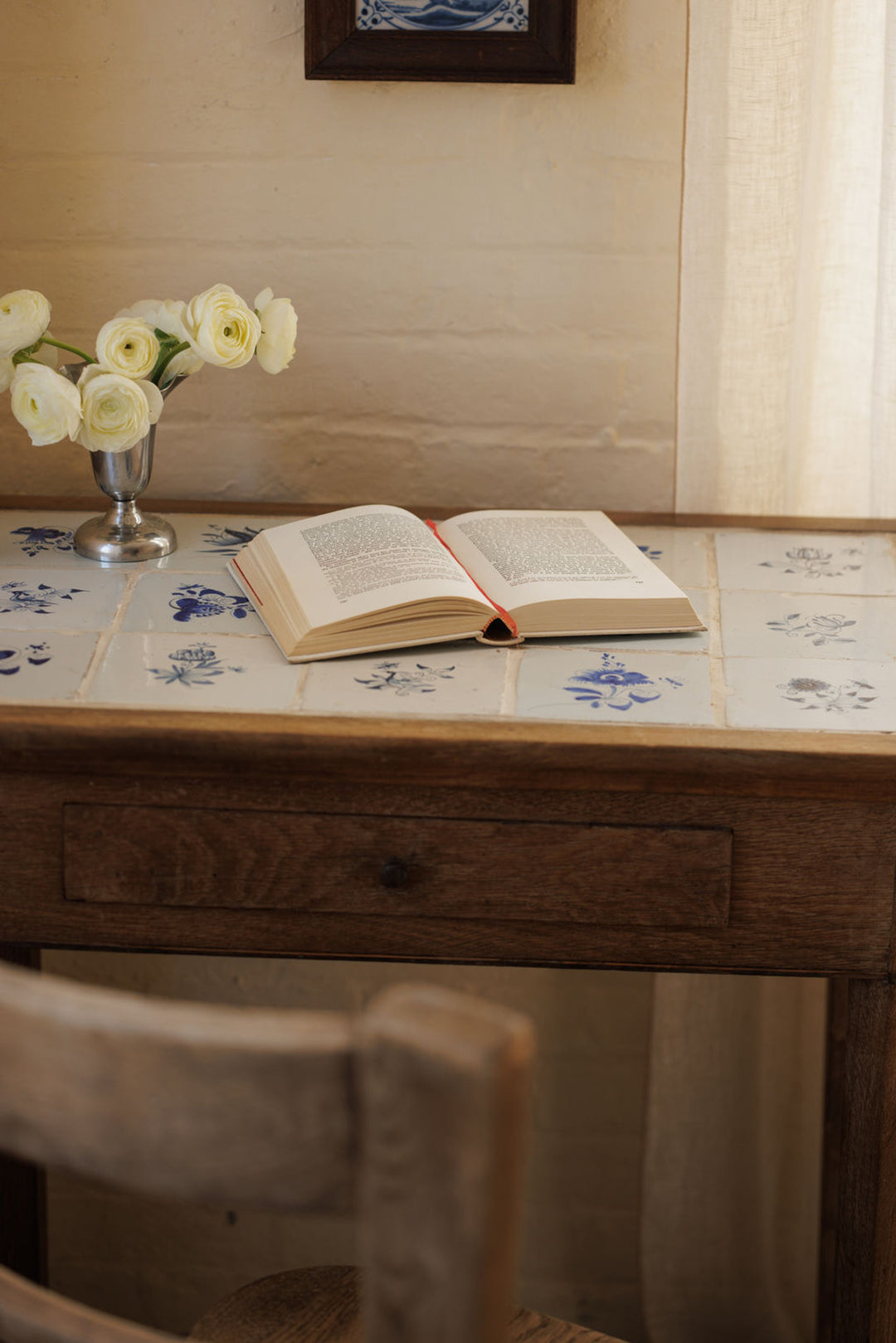 19th c. German Tiled Desk