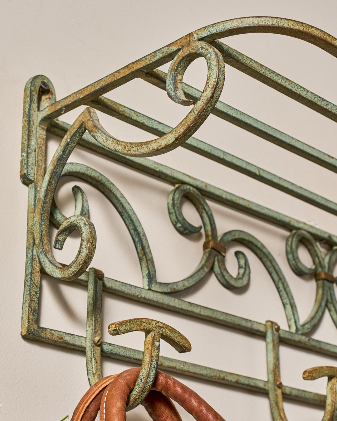 Wrought Iron Coat Rack