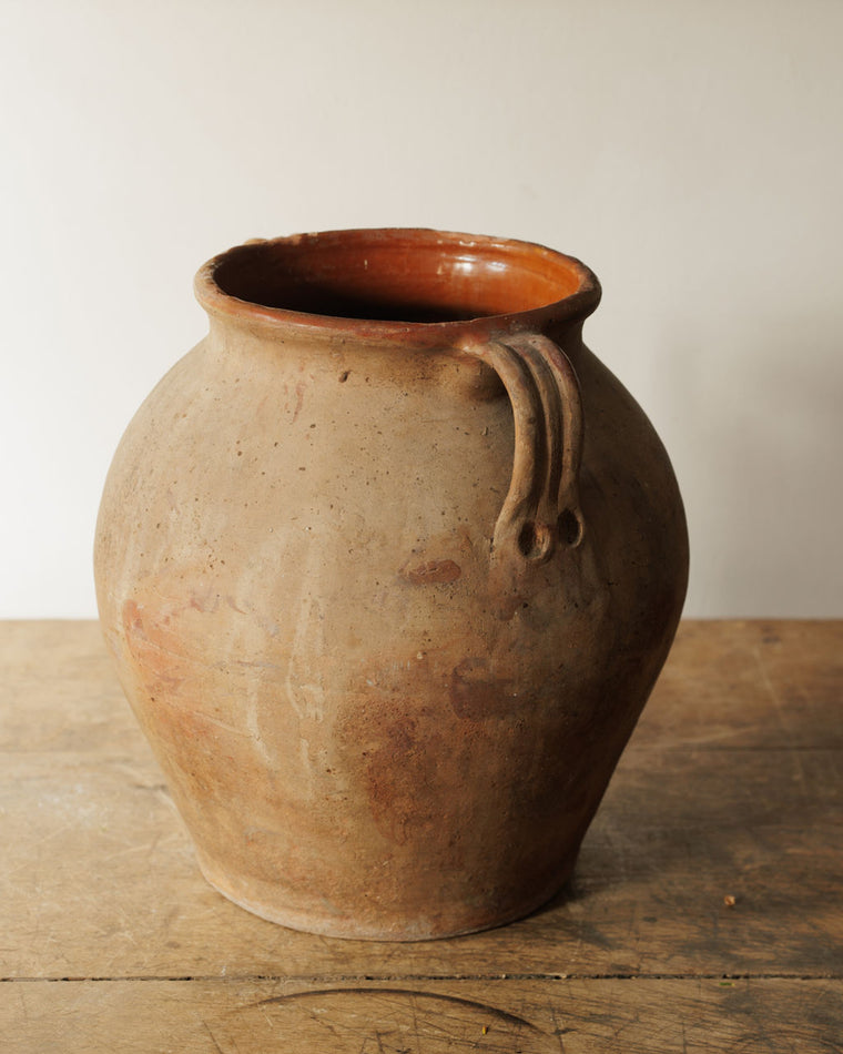 Orange Terracotta Confit Pot