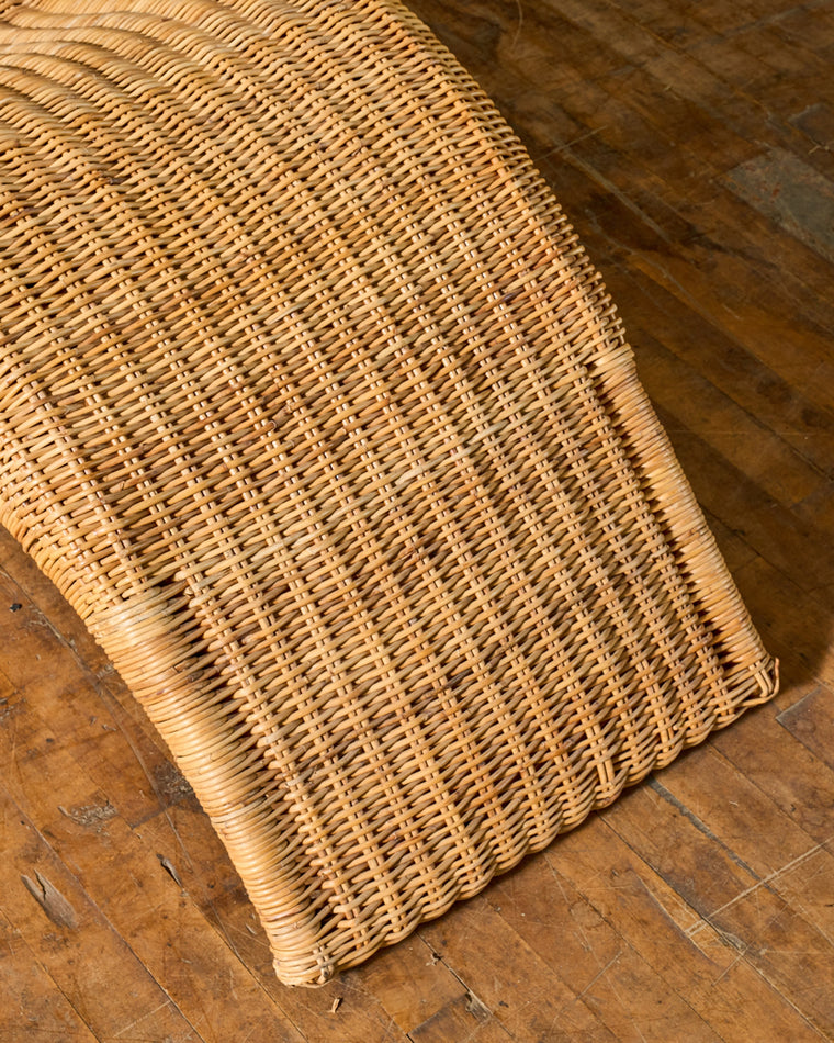 Vintage Rattan Chaise Lounge by Carl Öjerstam