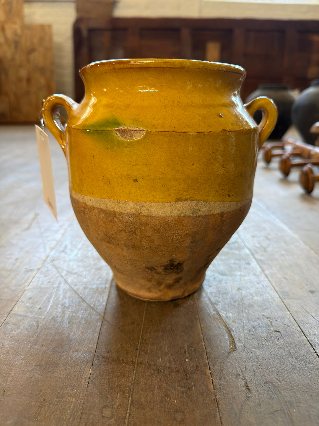 Yellow Confit Pot
