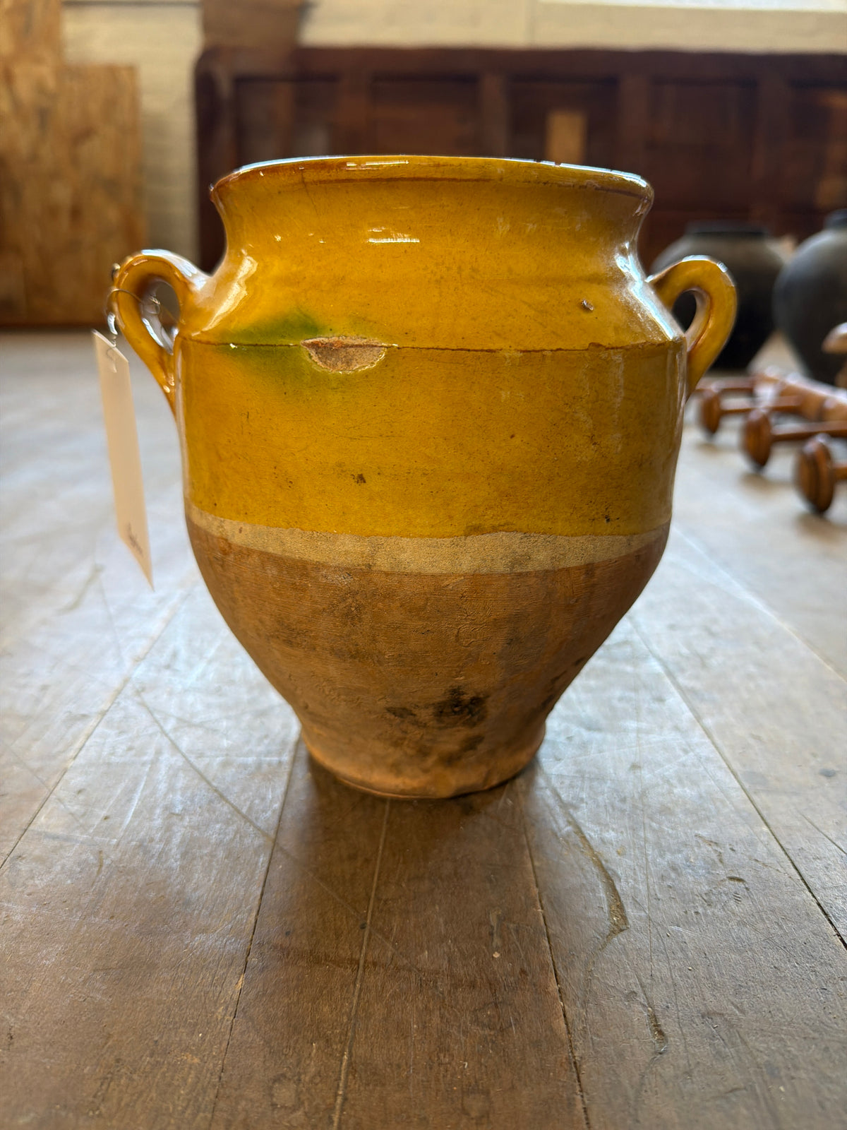 Yellow Confit Pot