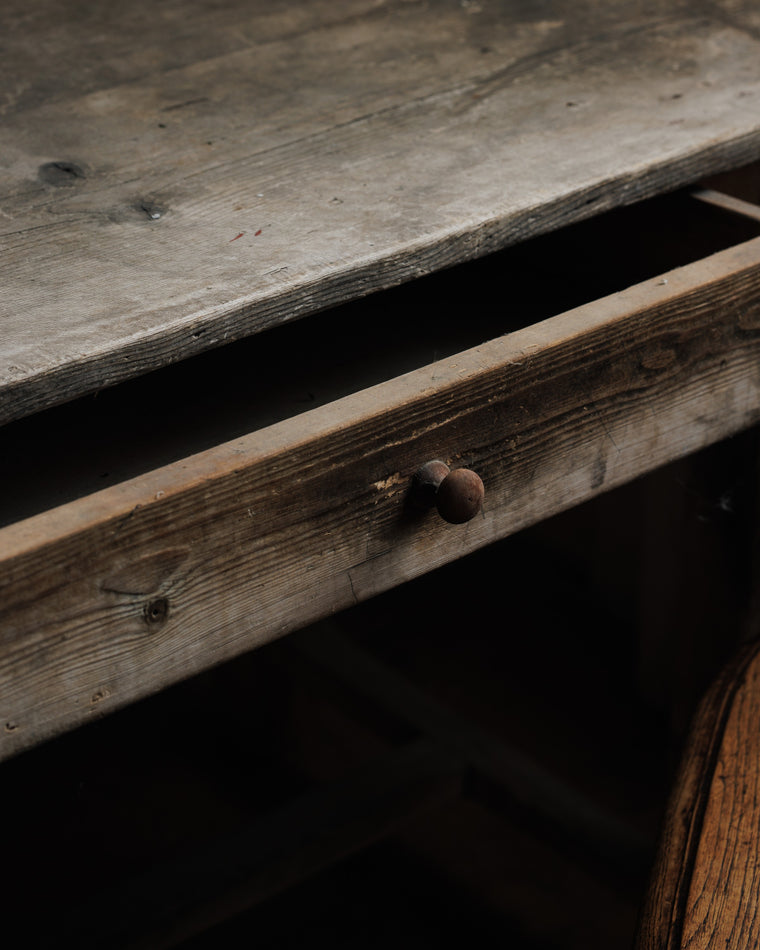 19th c. Oak Desk