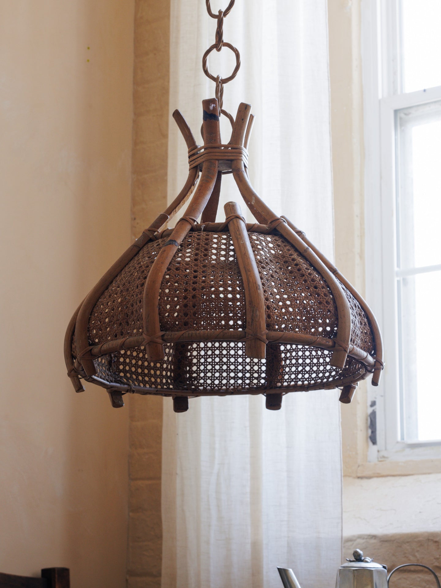 Wicker Pendant Lampshade - 2
