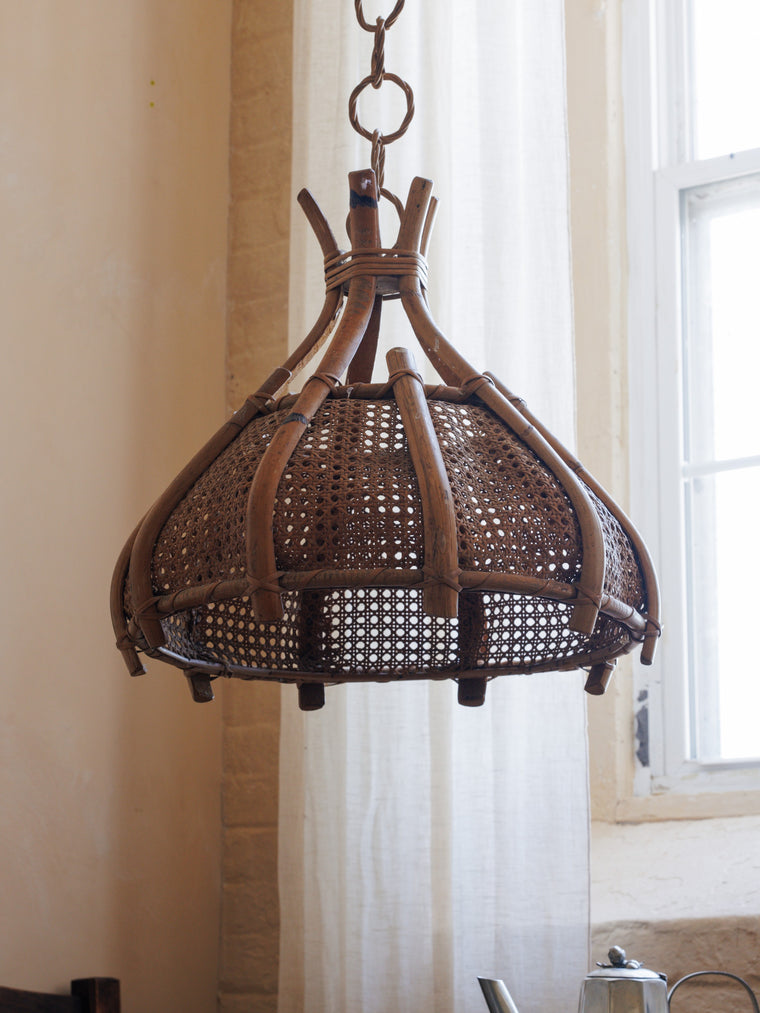 Wicker Pendant Lampshade - 2