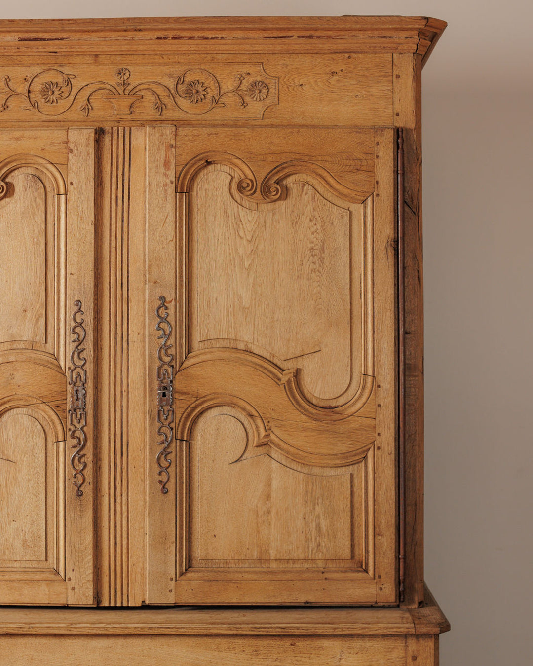 19th c. Oak Alsace Cupboard